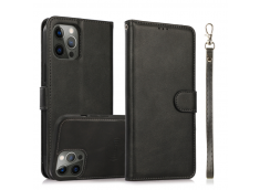 Etui iPhone 7/8/SE 2020 avec Coque Aimantée-Noir