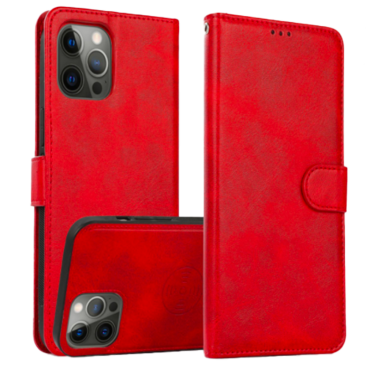 Coque iPhone SE 2022 avec Coque Aimantée Rouge