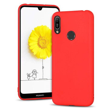 Coque Huawei Y6 2019 Red Matte Flex
