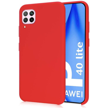 Coque Huawei P40 Lite Red Matte Flex