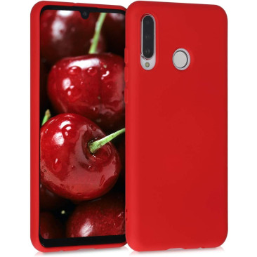 Coque Huawei P30 Lite Red Matte Flex