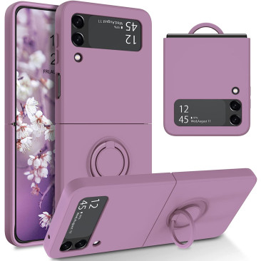 Coque Samsung Galaxy Z Flip 4 Ring-Purple