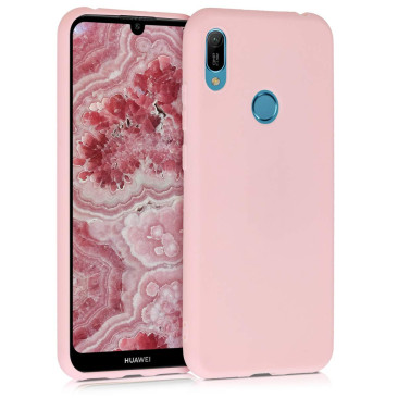 Coque Huawei Y6 2019 Light Pink Matte Flex