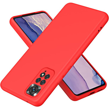Coque Xiaomi Redmi Note 11 Pro Silicone Liquide Rouge