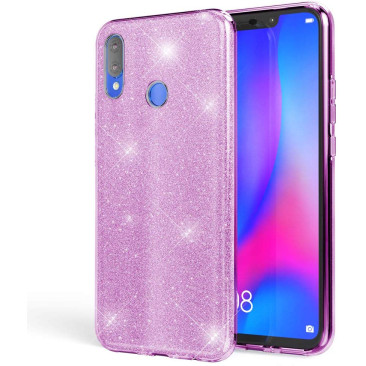 Coque Huawei Y7 2019 Glitter Protect-Violet