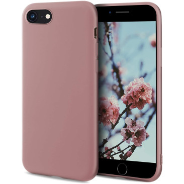 Coque iPhone SE 2022 New Pink Matte Flex