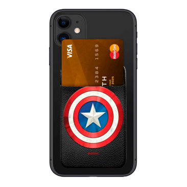 Sticker DC POCKET Porte-Carte Captain America