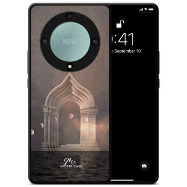 Coque Huawei Honor Magic 5 Lite Échos du Zodiaque Verseau Grip Antichoc Noir