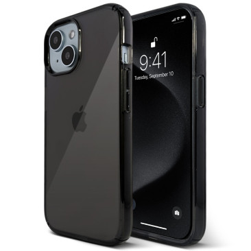 Coque iPhone 15 No Shock Defense-Black