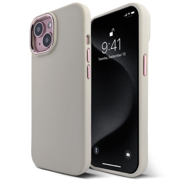 Coque iPhone 12 Comfy Mate-White