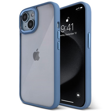 Coque iPhone 14 Urban Metal Protect Blue