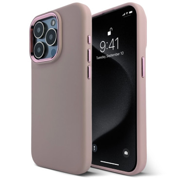 Coque iPhone 15 Pro Comfy Mate-Pink