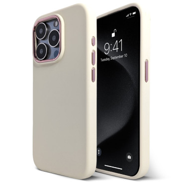 Coque iPhone 13 Pro Comfy Mate-White