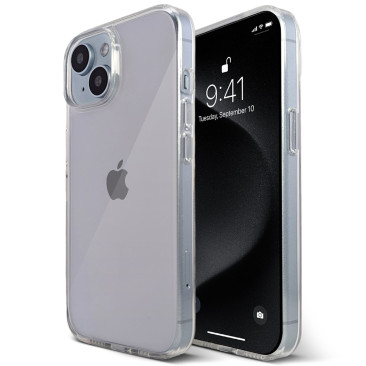 Coque iPhone 15 Clear Hybrid