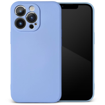 Coque-iPhone11-Pro-Silicon-Liquide-Bleu-Lila