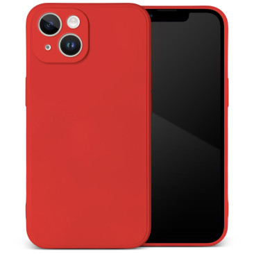 coque-iphone-11-silicone-liquide-rouge