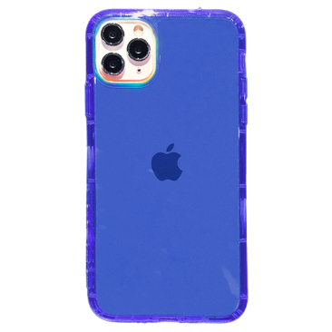 Coque iPhone XS Blue Fluo