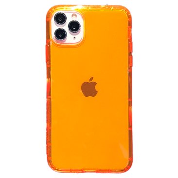 Coque iPhone X Orange Fluo