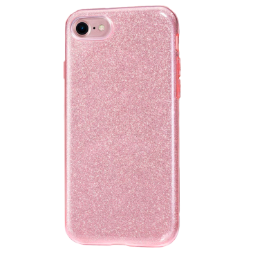 Coque iPhone 7 Glitter Protect Rose