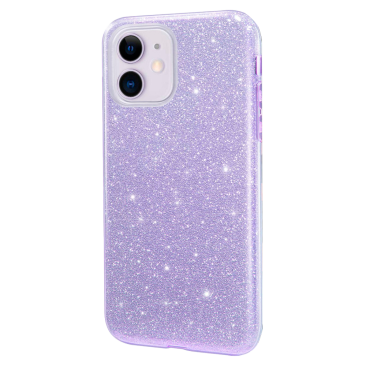 Coque iPhone 13 Glitter Protect Violet