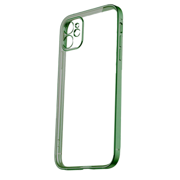 Coque iPhone 12 Pro Metal Clear Green