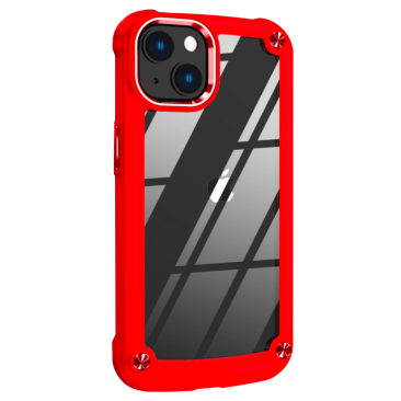 Coque iPhone 13 Iron Protect Red