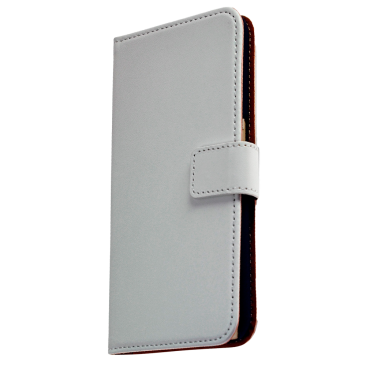 Etui iPhone XR Leather Wallet-Blanc