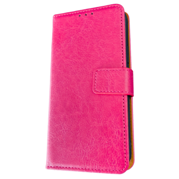 Etui iPhone 12 Pro Max Leather Wallet-Rose Fuschia
