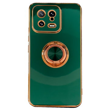 Coque Samsung Galaxy A14 4G Luxury Ring Green