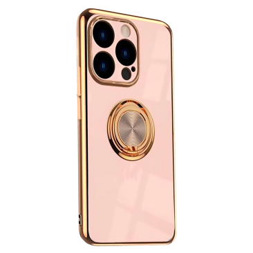 Coque iPhone 11 Luxury Ring Pink