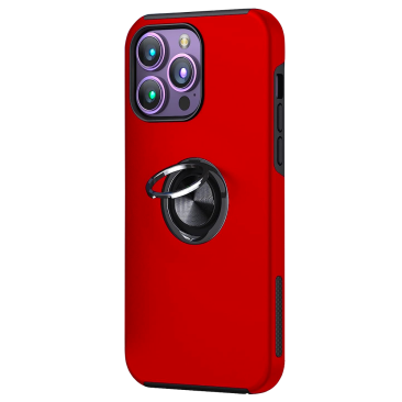 Coque iPhone 14 Pro Red Matte Ring