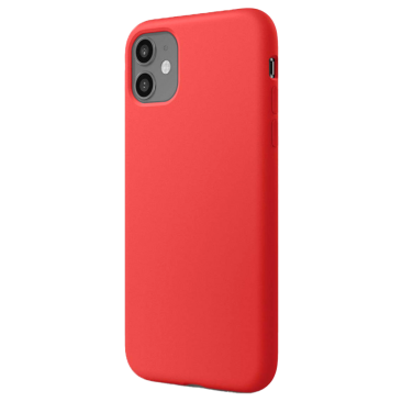 Coque iPhone XS Red Matte Flex