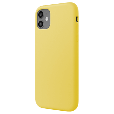 Coque iPhone X Yellow Matte Flex