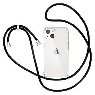 Coque iPhone 13 Pro Max Necklace Clear Shock + 1 tour de cou offert