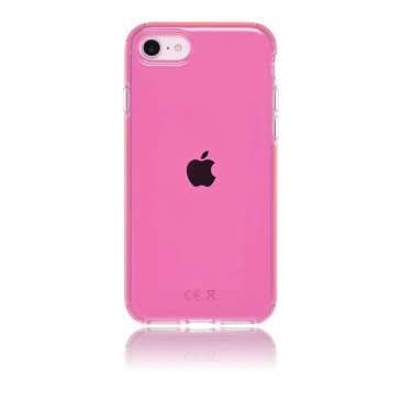 Coque iPhone SE 2022 Qdos Neon Rose