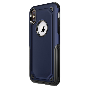 Coque iPhone XS Max No Shock Case-Bleu
