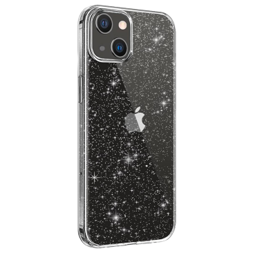 Coque iPhone SE 2022 No Shock Glitter Silver