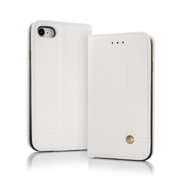 Etui iPhone XS Smart Prestige Blanc