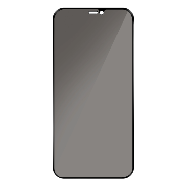 Verre trempé iPhone XS (Full écran Privé)-Noir