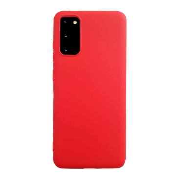 Coque Samsung Galaxy S20 Red Matte Flex