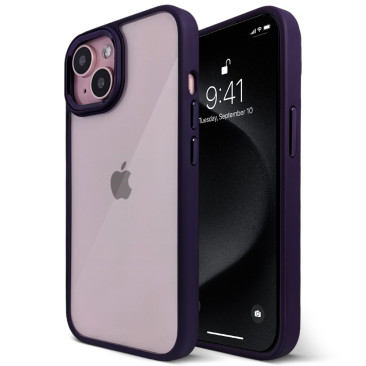 Coque iPhone 15 Plus Urban Metal Protect Deep Purple