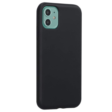 Coque iPhone 8 Plus Silicone Biodégradable Noir