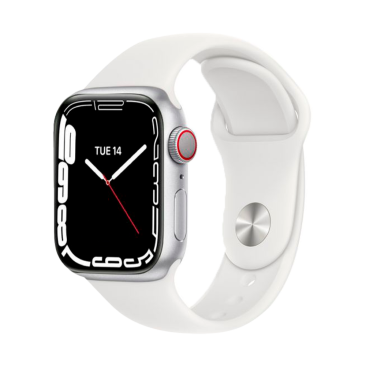 Bracelet Compatible Apple Watch 42-44-45 mm + Apple Watch SE en Silicone-Blanc