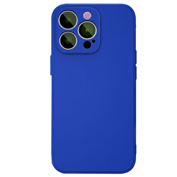 Coque iPhone XS Silicone Liquide Bleu Roi