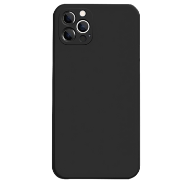 Coque iPhone SE 2020 Silicone Liquide Noir