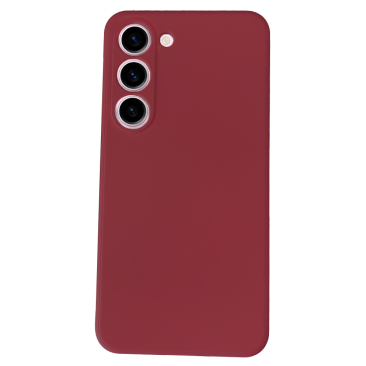 Coque Samsung Galaxy S22 Silicone Liquide-Rouge