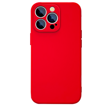 Coque iPhone X Silicone Liquide Rouge
