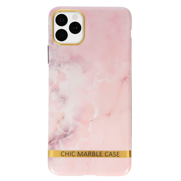 Coque iPhone 12 Pro Max Silicone Marble Light Pink