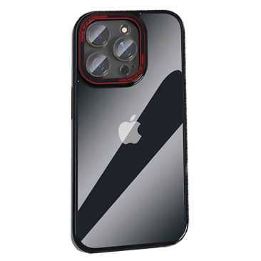 Coque iPhone 13 Urban Metal Clear-Black