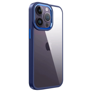 Coque iPhone SE 2020 Urban Metal Protect Blue Rainbow